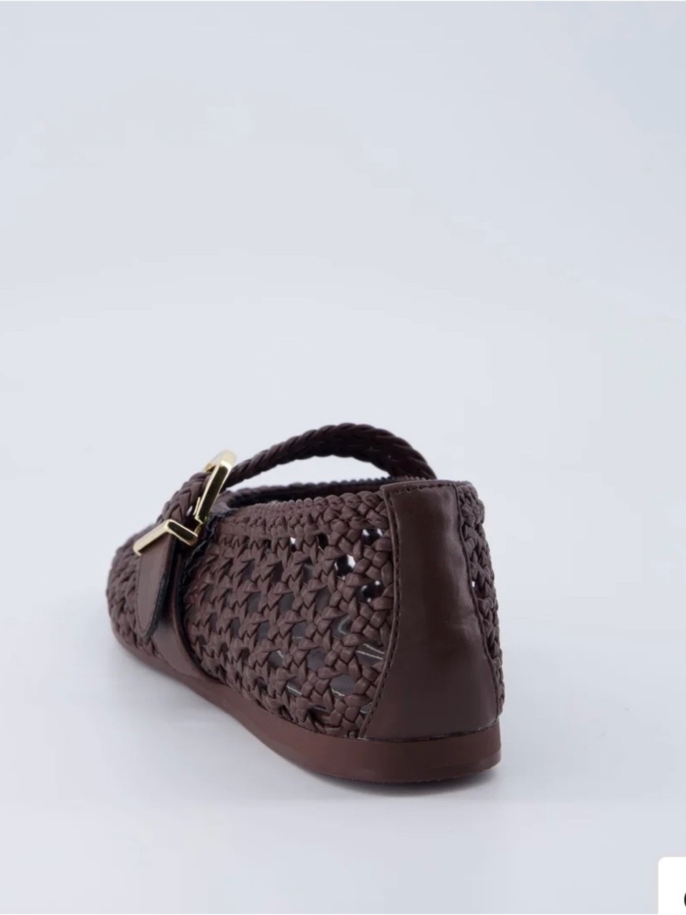 Cushionaire Women’s Braided Mary Jane Mule in Dark Brown - Picture 4 of 6